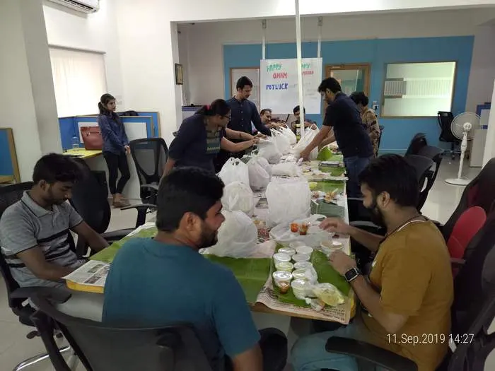 Onam potluck sadya