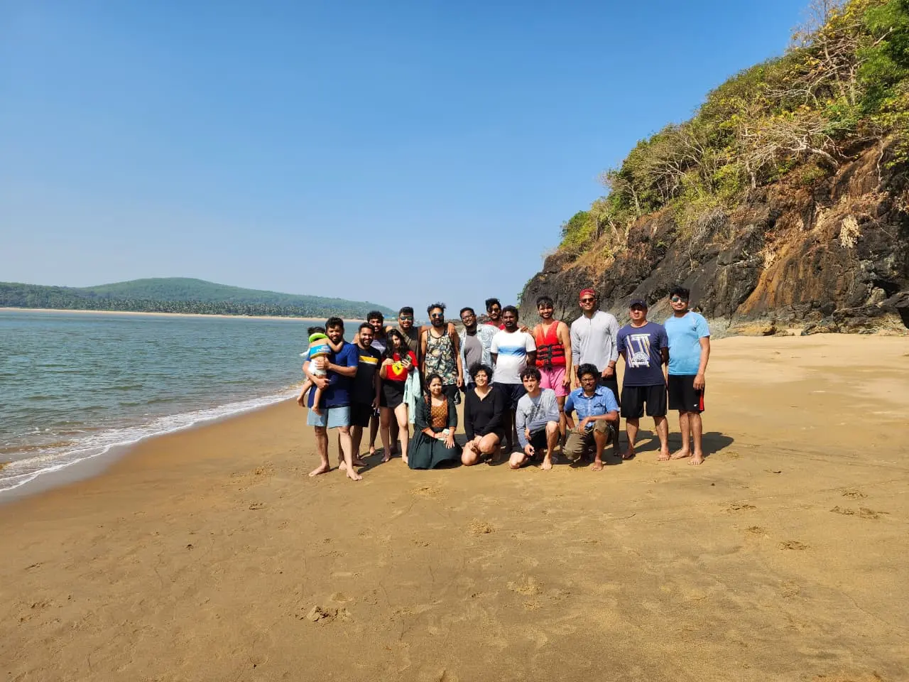 Team trip — beach